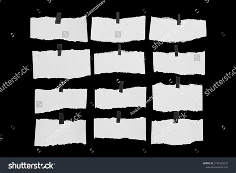 Collection White Sticky Note On Black Stock Photo 1734530237 | Shutterstock