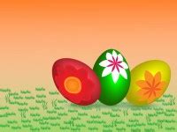 Easter Card Pastel Eggs & Bows Free Stock Photo - Public Domain Pictures