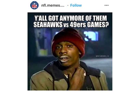 Memes react to the 49ers-Seahawks classic