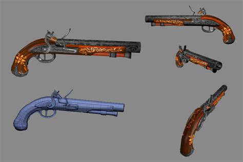 Flintlock Pistol in 2020 | Flintlock pistol, Flintlock, Pistol