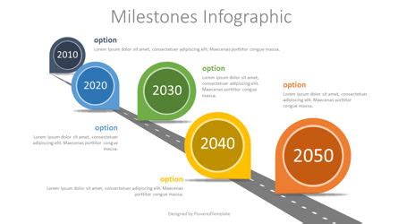 Milestones Concept Infographics for Presentations in PowerPoint and Keynote | PPT Star