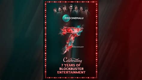 Zee Entertainment’s Telugu movie channel ‘Zee Cinemalu’ completes 7 ...