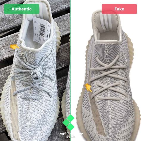 Fake Vs Real Yeezy Boost 350 V2 Lundmark Reflective And Non-Reflective ...