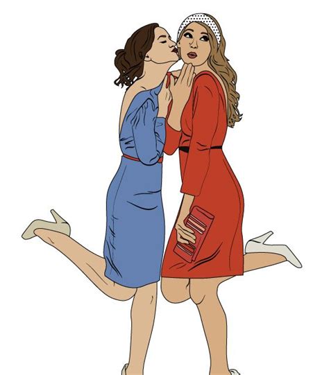 Serena and Blair Fashion Illustration | Blair and serena, Blair fashion, Disney characters