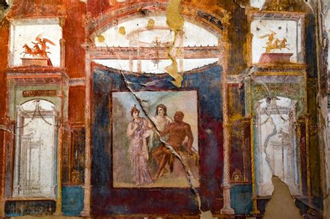 HERCULANEUM-Probably the most famous fresco in all of this ancient ...