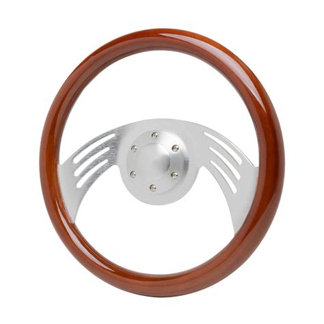 14in Aluminum Wooden Steering Wheel - RV Parts Express - Specialty RV ...