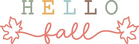 Hello fall, Door Sign, autumn decor - free svg file for members - SVG Heart