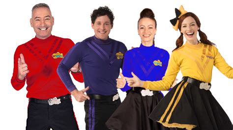 The Wiggles (Anthony Wiggle is the Red Wiggle instead of the Blue ...