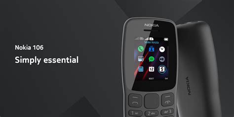 Nokia 106 Dual Sim with(PTA Approved) price in Pakistan at Symbios.PK