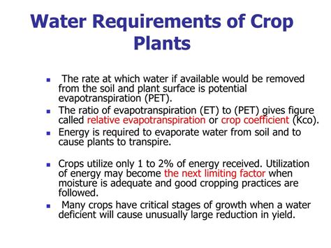 PPT - Why Study Soil-Plant-Water Relations? PowerPoint Presentation ...