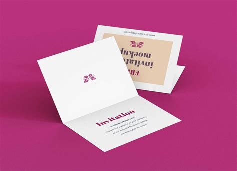 Bi Fold Invitation Template