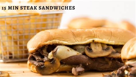 15 Minute Steak Sandwiches | My Nourished Home