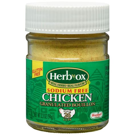 Herb-Ox Sodium Free Granulated Chicken Bouillon, 3.3 Ounce - Walmart.com