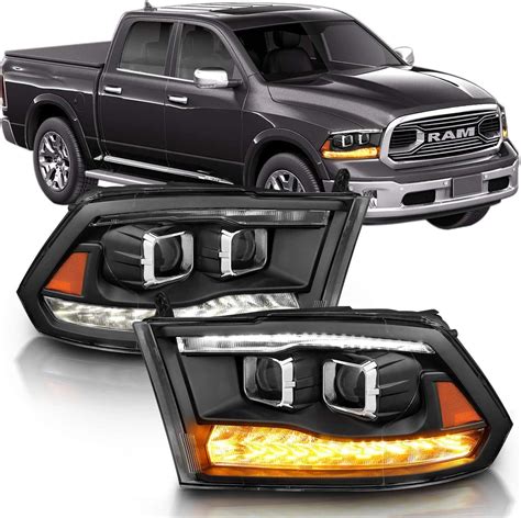 Amazon.com: AmeriLite 2009-2019 Dodge Ram 1500 2500 3500 Model Pickup ...