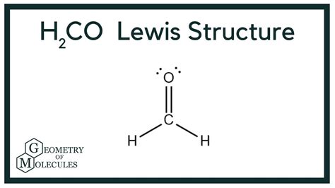 H2CO Lewis Structure (Formaldehyde) - YouTube