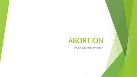 ABORTION types methods mtp and management | PPT