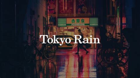 Tokyo Night Rain for 3 Hours - YouTube