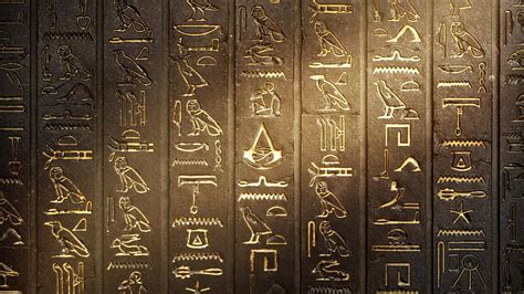 HD wallpaper: Egyptian engraved art, video games, Assassin's Creed ...