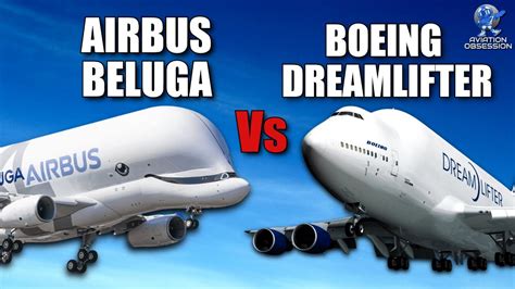 Airbus Beluga Vs Boeing Dreamlifter | Comparison of Two Heavyweights in the Sky - YouTube