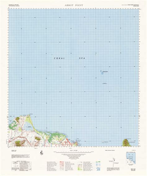 Buy 8558 Abbot Point 1:100k Topographic Map