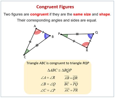 Congruence And Transformations Examples