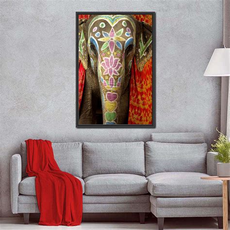 Indian Festival Elephant Wall Art | Photography