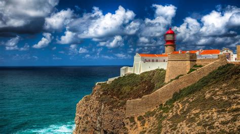 Lighthouse, Cape St. Vincent, Portugal | Lighthouse, Birds eye view ...