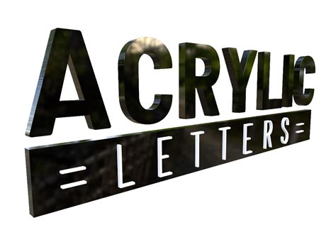 Acrylic Letters – Trophy Specialists & Engraving