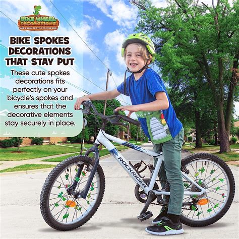 Dinosaur Spoke Beads - 36 Pcs Kit for Kids Bikes | Fun Cycling ...