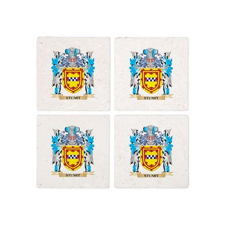 Stuart Coat of Arms - Family Crest Tile Coaster by Admin_CP2183672