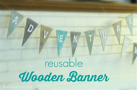 How to make an easy wood banner | Wood banner, Wood crafts diy, Banner