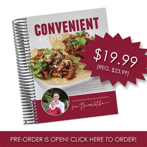 Introducing Convenient Food, My Second Cookbook! | Briana Thomas ...