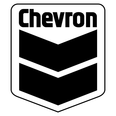 Chevron Logo Black and White (1) – Brands Logos