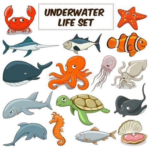 Cartoon Water Animals : Animal Clipart Water Clipground Sea Fish Clip | Bocagewasual