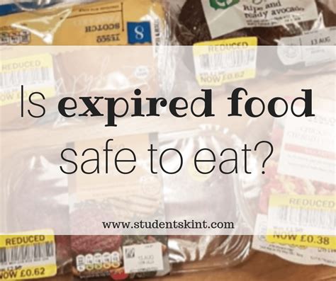 Is expired food safe to eat? — Student Skint