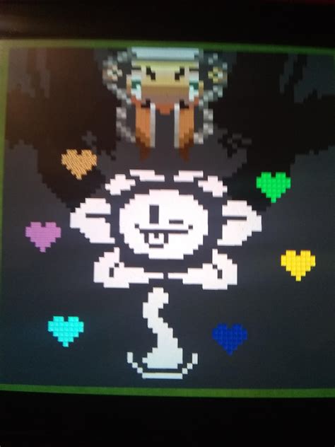 Made the flowey pixel art by shrek123gaming in minecraft! : r/Undertale