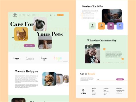 Pet Care Website | Figma