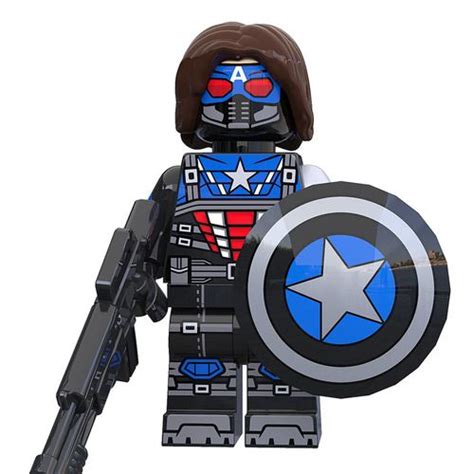 Winter Soldier x Captain America Minifigs Fit Lego | Lego custom ...