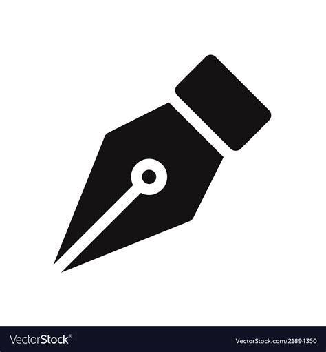 Pen tool icon Royalty Free Vector Image - VectorStock