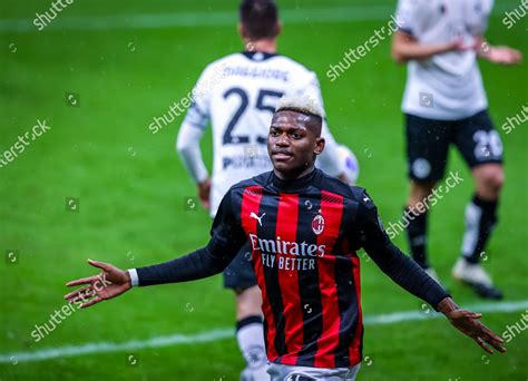 Rafael Leao Ac Milan Celebrates Goal Editorial Stock Photo - Stock ...