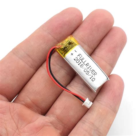 3.7V 130mAh Li Po Rechargeable Battery 501230 Cell For Bluetooth GPS ...