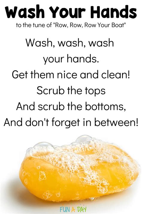 Hand Washing Songs and Videos for Kids Learning to Wash Their Hands - Fun-A-Day!