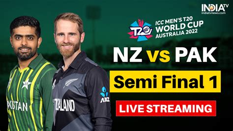 PAK vs NZ, T20 World Cup Live Streaming: When and where to watch ...