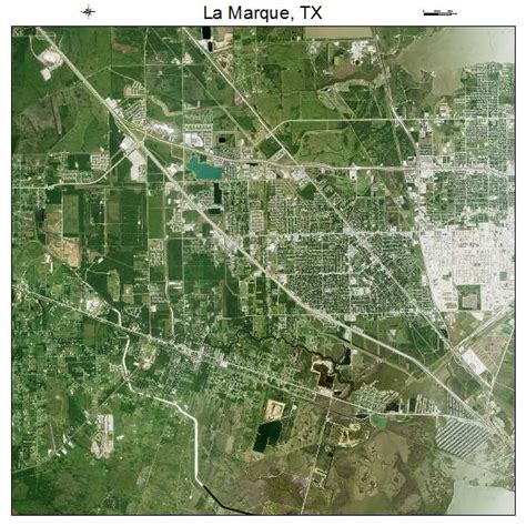 Aerial Photography Map of La Marque, TX Texas