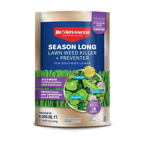 BIOADVANCED 10 lb. Granules, Season Long Weed Killer Plus Preventer for ...