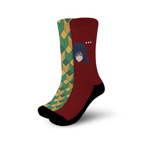 Kimetsu no Yaiba Socks Merch - Giyu Tomioka Fan Design Socks - ®Kimetsu no Yaiba Store