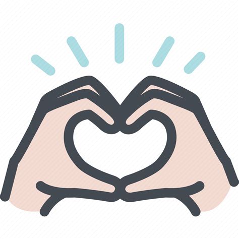 Hand, heart, heart hands, love, love symbol, hand love icon - Download on Iconfinder