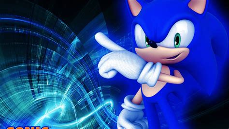 Sonic The Hedgehog In Blue Swirl Background HD Sonic Wallpapers | HD Wallpapers | ID #48474