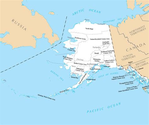 Alaska Counties And Cities • Mapsof.net