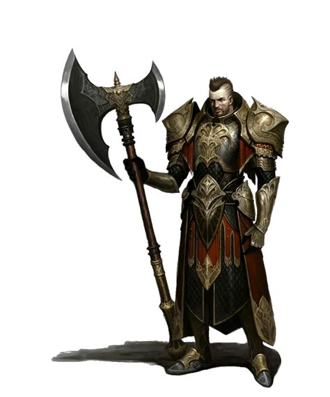 Human Male GreatAxe Fighter - Pathfinder PFRPG DND D&D d20 fantasy ...